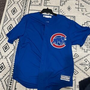 Majestic Royal Blue Baseball Jersey